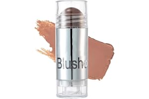 GL-Turelifes Blush Stick Blush Cream Lápiz de colorete hidratante, iluminador y recortador, colorete en barra que aumenta el brillo y el estado de ánimo El maquillaje de mejillas agrega brillo (#08)