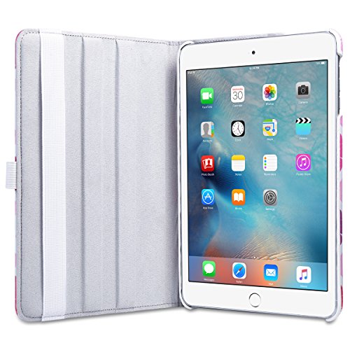 iPad Mini Hülle, iPad Mini Case ULAK 360 PU Leder Tasche Flip Case für Apple iPad Mini 1/2/3 mit Ständerfunktion Auto Sleep/Wake-Funktion und Stift Slot (Klee) - 5