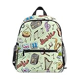 Material: la mochila escolar está hecha de tela de sarga duradera y ligera, cómoda y agradable al tacto, el mejor regalo para tus hijos.