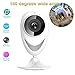 Produktbild SIEGES Mini drahtlose Baby Haustiere Video Monitor Wifi Infrarot 185 Grad Breit Karte intelligente Überwachungskamera für iPhone iOS Android (HD 720p)