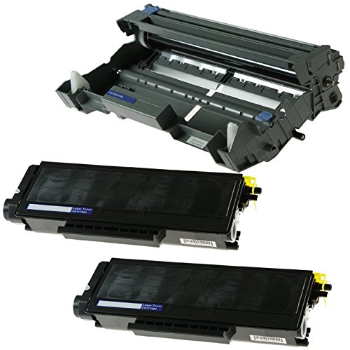 Trommeleinheit DR3200 & 2x Toner TN3280 für Brother DCP-8070D DCP-8085DN HL-5340D HL-5350DN HL-5350DNLT HL-5370DW HL-5380DN MFC-8370DN MFC-8380DN MFC-8880DN MFC-8890DW - Schwarz, hohe Kapazität