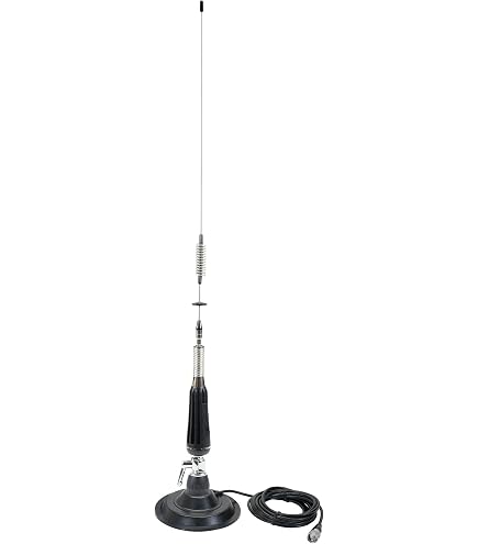 Antenne CB LEMM MiniTurbo AT-1002 PL - 110 Cm - Gain 2dB - 200W - Fabriquée En Italie