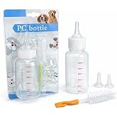 MADPET Yavru Kedi K&ouml;pek Biberonu 120 ml &ndash; B&uuml;y&uuml;k Boy Evcil Hayvan S&uuml;t ve Mama Besleme Şişesi Seti, &Ouml;l&ccedil;ekli Geniş Hacim, 2 Yede