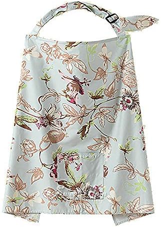 Flyyfree Mum Mother Women Cotton Cover Baby Infant Breastfeeding Nursing Blanket Shawl - Floral Vane Pattern