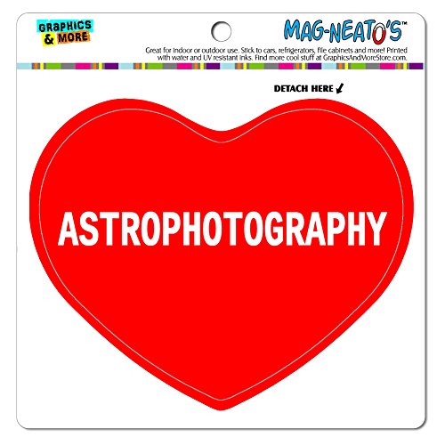 MAG-NEATO'S(TM) Car Refrigerator Vinyl Magnet I Love Heart Sports Hobbies A-B - Astrophotography