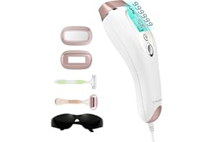 ‎LOVE DOCK LOVEDOCK IPL Laser Haarentfernungsgerät mit Eiskühlung Funktion, 999,999 Leichte Impulse, Lichtbasierte Haarentfernung für Dauerhaft Glatte Haut, Schmerzlos, für Körper, Gesicht, Bikinizone & Achseln