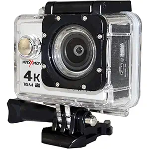 Raptas 4K Ultra HD Water Resistant Sports Action Camera Wide-Angle Lens with 2 Inch Display Accessories (12 MP)