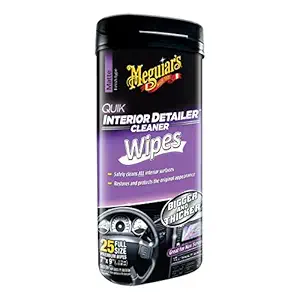 Meguiars G13600 Quik Interior Detailer Wipes