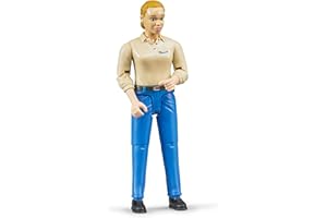 BRUDER Woman in Blue Jeans and Shoes