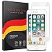 Price comparison product image DEINODON 3D Edge Full Coverage Glass Screen Protector for iPhone 7/iPhone 8 Premium Tempered Glass Film Screen Guard Self-Adhesive Bubblefree (White)