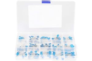 Wifehelper 180 condensadores de cerámica, 100pF-10000pF 15 valor 1kV condensadores de cerámica de alto voltaje kit surtido con caja