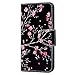 Produktbild HMTECH Huawei P20 Lite 2019 Hülle,Huawei P20 Lite 2019 Handyhülle Rosa Blume Mädchen Flip Case PU Leder Cover Magnet Schutzhülle Tasche Skin Ständer Handytasche für Huawei P20 Lite 2019,HX Pink Flower