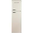 Hoover 326L Top Mount Retro Style Refrigerator, Total No Frost Design, Fresh Room, Humidity Control, Metal Texture Handle, Bottle Rack, 1 Year Warranty, Cream - HTR-M326-RC