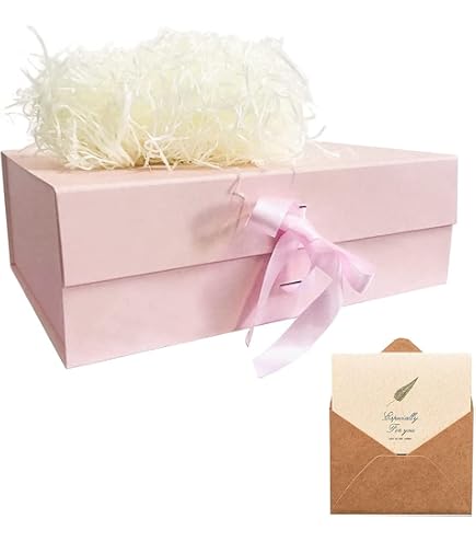 300 g veelkleurig versnipperd papier voor geschenken, 6 kleuren, zacht zijdepapier voor het vullen van geschenkdozen, raffia papier met 1 wenskaart voor geschenkdozen, geschenkmanden