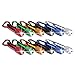 Produktbild Schramm® 12er Pack Schlüsselanhänger Taschenlampe 6cm Alu mit Karabiner Mini LED-Taschenlampe Lampe