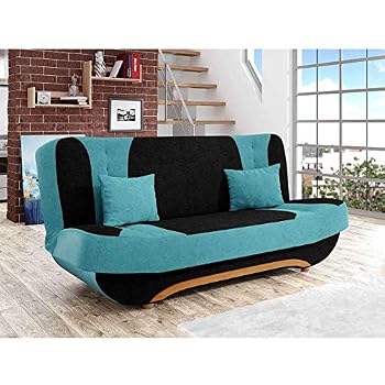 Mobilier Deco Canapé Clic Clac Gris Convertible Alton