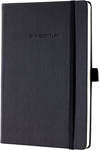 Sigel CO120 Notizbuch ca. A5, blanko, Hardcover, schwarz, 194 Seiten, CONCEPTUM – weitere Modelle - 13