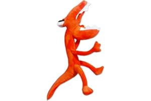 BJPERFMS Rainbow Friends Plush Orange Rainbow Friends Puppet Soft Stuffed Toy 36cm Roblox Rainbow Friends Plush Toys New Games Stuffed Doll Gift for Girls Boys Kids Game Fans