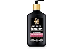 Barkin & Meowson Nourishing Shampoo For Cats 350ml / 11.83 fl.oz - Oat Extract for Sensitive Skin, Pet-Friendly Scent