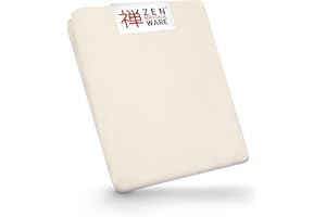 ZEN MASSAGE WARE ZEN Massageliege Bezug & Kosmetikliegen Schutz Spannbezug, weiches Frottee-Spannbettlaken für Physio Therapieliege & Kosmetikstuhl, bei 60° waschbare Liegenbezug, Massage-Zubehör Überzug Laken (Creme)