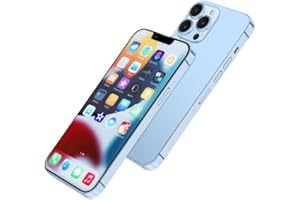 FufoneUS Affichage de faux jouets téléphone portable modèle métallique non fonctionnel réplique 1:1 téléphone pour téléphone 13 par faux jouet, Écran couleur bleu 13pro