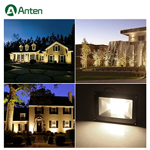 Anten LED Fluter Flutlicht Strahler 50W Scheinwerfer Außenleuchten IP65 Wasserdichte Wandleuchte 4000K naturweiß - 5
