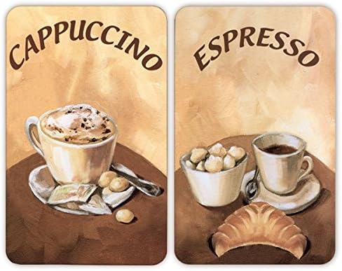 PIN PROTECTION PaNELS HOB COVER GLASS COFFEE ABSTELLPLATTE Wenko-Pack OF 2