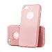 Produktbild iPhone SE 5s 5 3-in-1 Glitzer Case Schutz-Hülle mit 3 Schichten für optimalen Schutz - Transparent Soft TPU Bumper + Glitzer-Folie + Ultra-Slim PC-Cover | Handy-Hülle mit Kameraschutz in Rose-gold