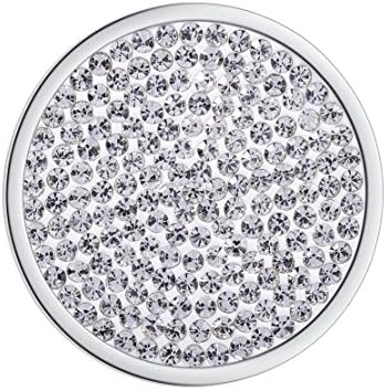 Snow Crystal Interchangeable Coin 33mm For Pendant Necklace