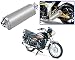 Auto Pearl Premium Quality High Performance Bike Exhaust Muffler Silencer Triangle Silver For - TVS Max 4R RS.2899.00