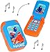 Produktbild Handy mit SOUND - " Findet Nemo - Fisch Dory " - incl. Name - für Kinder / Jungen & Mädchen - Auto - elektrisches Kinderhandy - Klapphandy Telefon - Lernhandy / Kindertelefon zum Aufklappen - Spielzeug Musik Spielzeughandy / Spielzeugtelefon - Melody - Flip Top - Lernhandy Smartphone - Fische Unterwasser