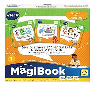 VTech- MAGIBOOK-Mes Premiers APPRENTISSAGES Maternelle Livres EDUCATIFS, 80-488905, Multicolore