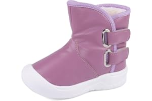 LACOFIA Kleinkind Baby Jungen Mädchen rutschfest Gummisohle Wasserdicht Winter Schnee Stiefel