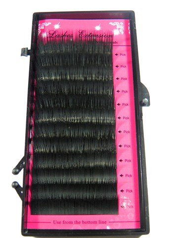 Individual False Fake Eyelashes 0.20 C Curl 10mm Lash Extensions Semi Permanent