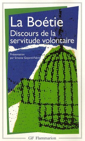 couverture de : Discours de la servitude volontaire