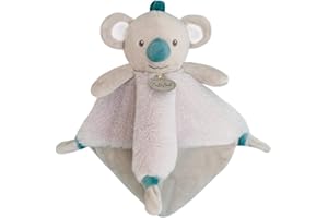 Baby Nat' - Doudou Plat Koala - Idée Cadeau Bébé - Gris - Mon Petit Koala - BN0550