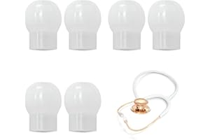 DWNCE 3 Pairs MDF Stethoscope Ear Pieces Earplug Replacement Parts, Pliable Silicone Stethoscope Eartip Earbuds Compress Slightlyfor Prestige ADC Stethoscope.