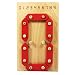 Children's Wooden Set of Two Learn the Digits Game With 7 Wooden Pieces and One Wooden Support Each