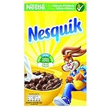Cereales sin aceite de palma Nestlé Nesquik - Cereales de trigo y maíz tostados al cacao - 14 paquetes de cereales de 625g