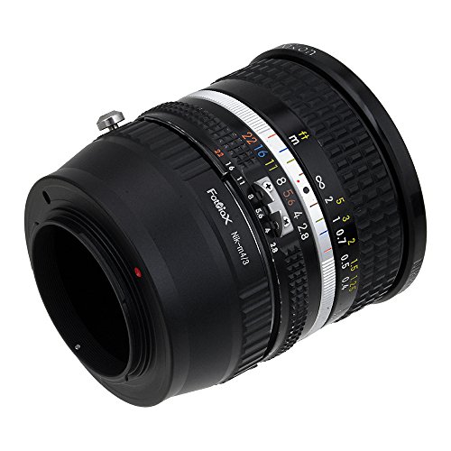 Fotodiox Adaptateur de monture d objectif pour Objectif Nikon F    Cam  ra Num  rique sans Miroir -Mirrorless Digital Camera  Syst  me Micro Four Thirds -MFT  Micro 4 3  comme Panasonic Lumix G DMC-GH4 et Black Magic Pocket Cinema Camera