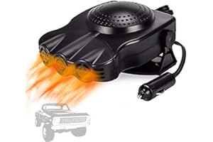 Showvigor Portable 12V Car Heater That Plug into Cigarette Lighter Windshield Defroster & Defogger 2 in 1 Fast Heating/Cooling Automobile Heater Demister Vehicle Heater Fan