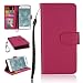 Produktbild Huawei P10 Hülle, Handyhülle, Handytasche Schutzhülle Tasche Flip Case Cover Wallet Hardcase im Bookstyle mit Kreditkartenhaltern Standfunktion Karteneinschub und Magnetverschluß Etui Flip Case für Huawei P10 Hülle