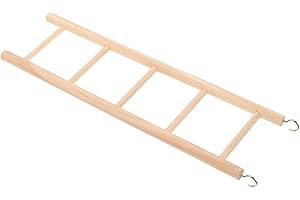 SUPVOX Parrot Stairs Bird Toys Bird Cage Parrot Cage Plaything Hanging Ladder Climbing Rope Hamster Bridge Toy Biting Ladder Toy Budgerigar Toys Wooden