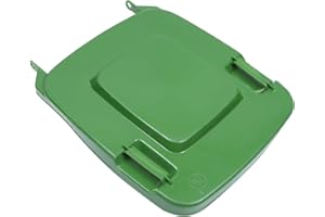 ABOOFAN Green Waste Bin Lid Cover for Outdoor Use 240L Wheelie Bin Replacement Lid