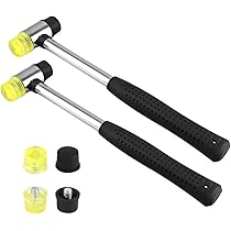 BigTron Doppelseitiger Gummihammer - Ideal Für Fliesen Und Lederarbeiten