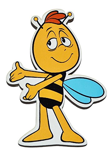 Preisvergleich Produktbild Magnet - Willi - die Biene Maja - aus Holz für Kinder - Kinderzimmer Kühlschrankmagnet / Kindermagnet Holzmagnet Magneten - Honig Bienen