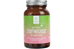 ‎BITTERLIEBE BitterLiebe® Bitter Stoffwechsel Komplex - 90 hochdosierte Kapseln mit Cholin, Zink, Vitaminen & Bitterstoffen - Für einen normalen Fett- und Energiestoffwechsel - Vegan & Made in Germany