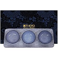 Tokyo Design Studio, Nippon Blue, bandeja de servir con tres Sauce cuencos