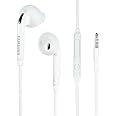 EO-EG920BW White Genuine Samsung Headset / Handsfree / Headphone / Earphone With Volume Control For Samsung Galaxy Phones ( N