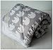 Merino Wool Junior Duvet / Quilt , BABY DUVET 120 x 150 cm + PILLOW 40 x 60 cm, 250gsm. GREY BABY BEDDING. NATURAL PRODUCT. WOOL&COTTON. PERFECT FOR GIFT !